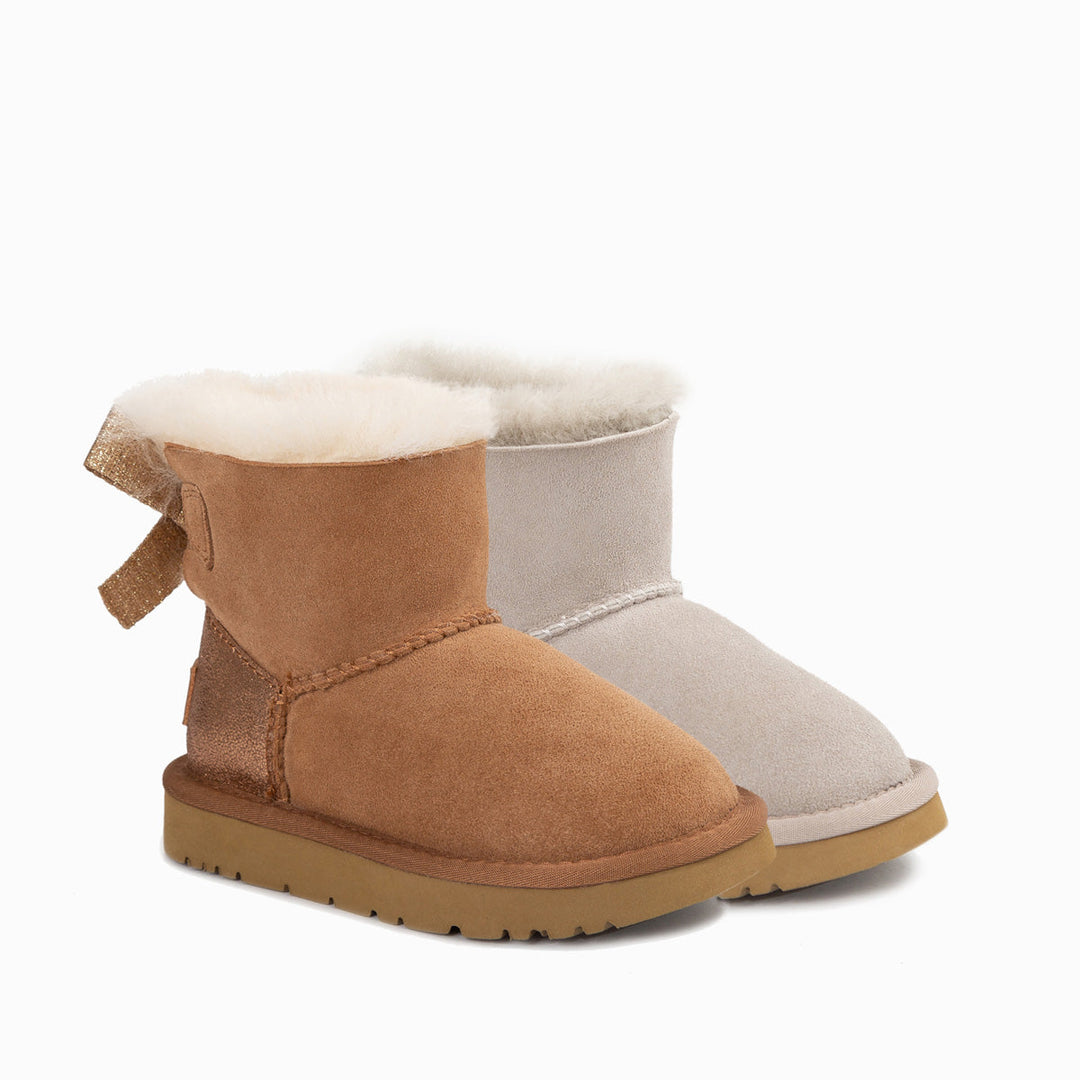 OZWEAR UGG Kids Bailey Bow (Glitz) Boots