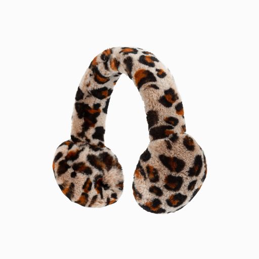 OZWEAR UGG Kids Sheepskin Earmuff Leopard