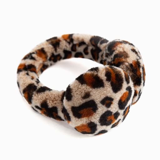 OZWEAR UGG Sheepskin Earmuff Leopard