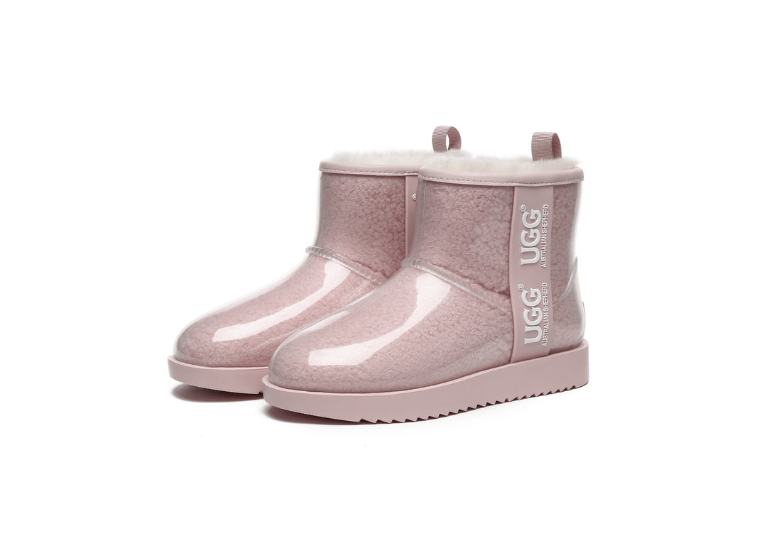 Clear Waterproof and Shearling Classic Boots