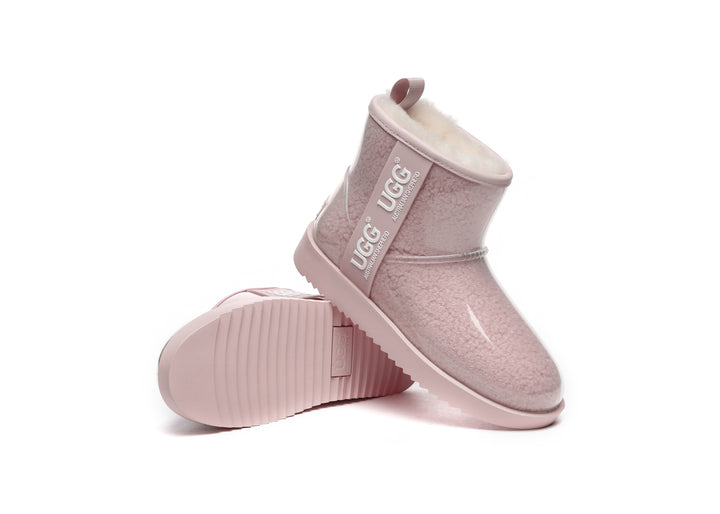Clear Waterproof and Shearling Classic Boots