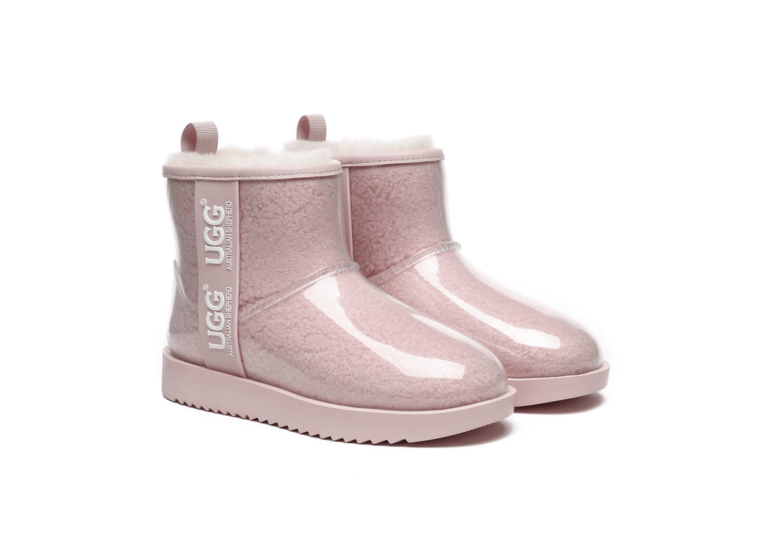 Clear Waterproof and Shearling Classic Boots