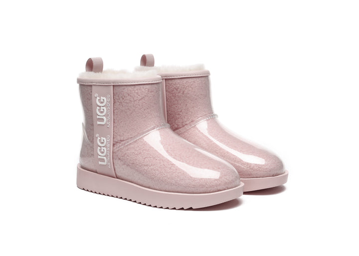 Clear Waterproof and Shearling Classic Boots