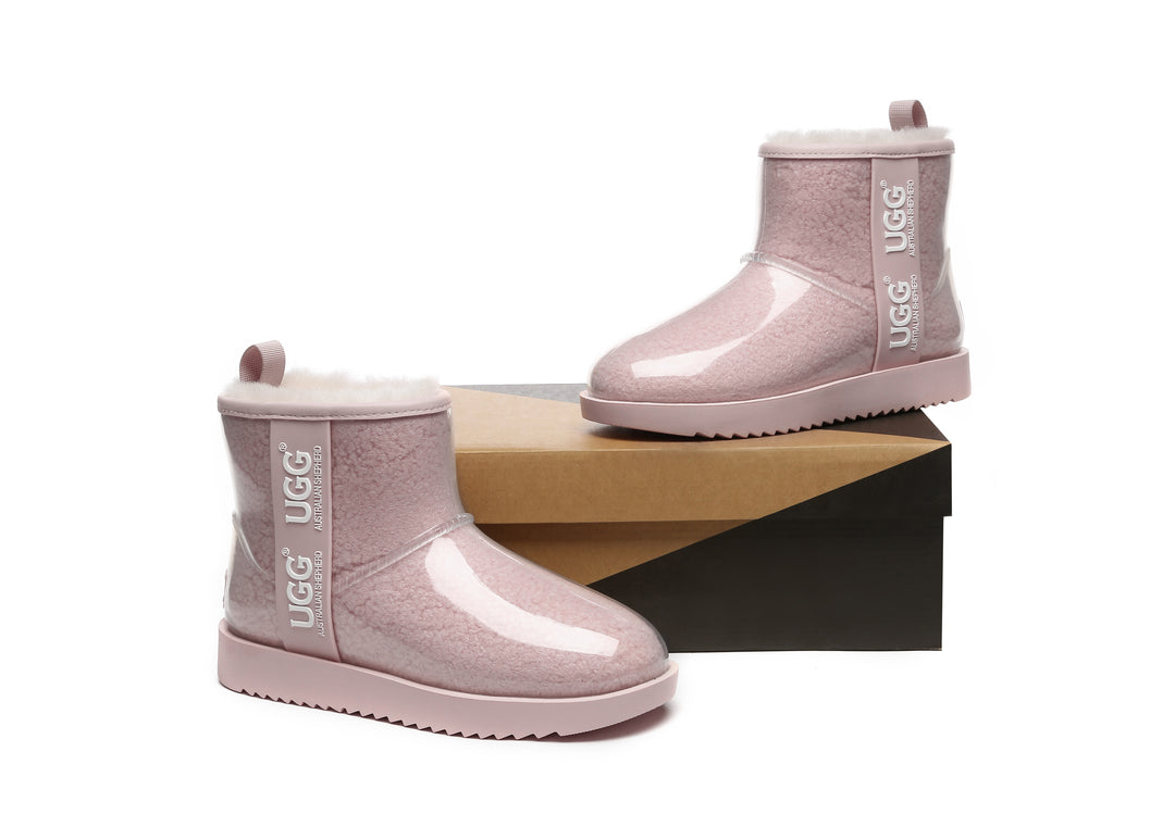 Clear Waterproof and Shearling Classic Boots