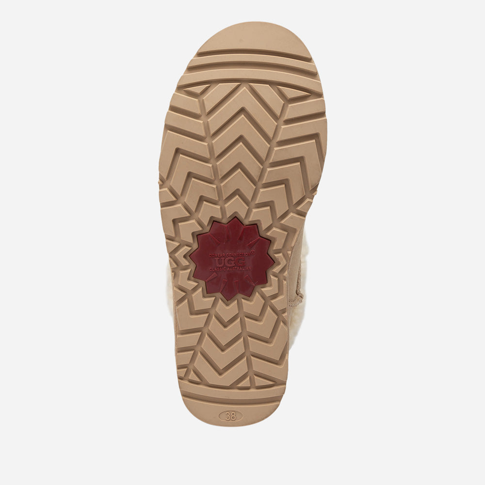 OZWEAR UGG Bondi Matelassé Shearling Ultra Mini Boot