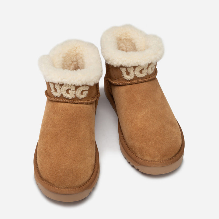OZWEAR UGG Bondi Matelassé Shearling Ultra Mini Boot