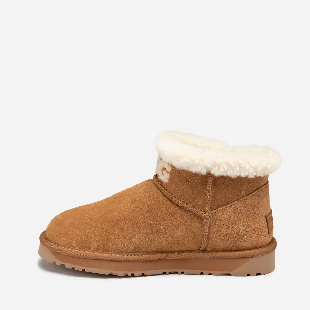 OZWEAR UGG Bondi Matelassé Shearling Ultra Mini Boot