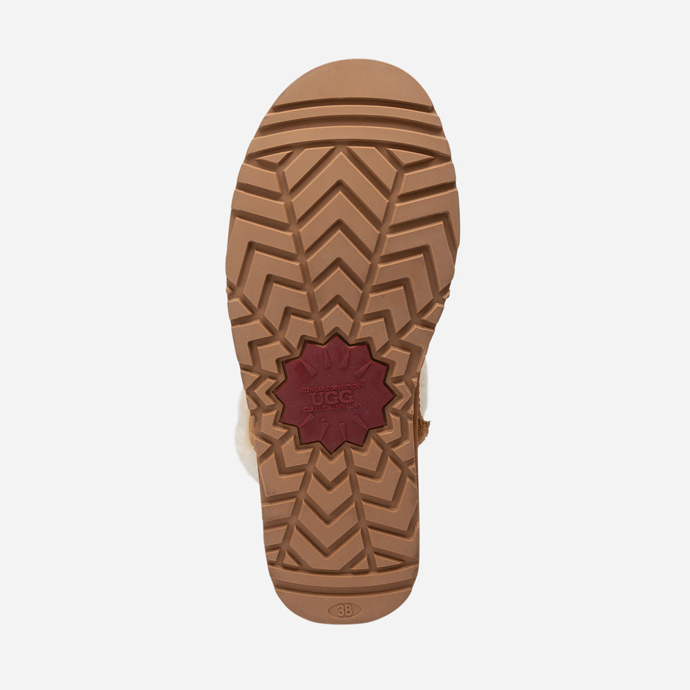 OZWEAR UGG Bondi Matelassé Shearling Ultra Mini Boot