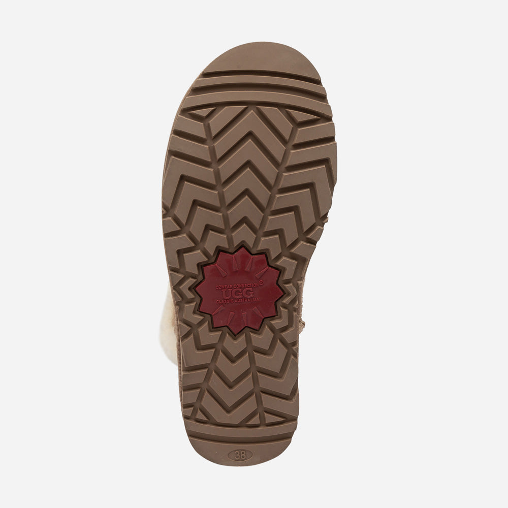 OZWEAR UGG Bondi Matelassé Shearling Ultra Mini Boot