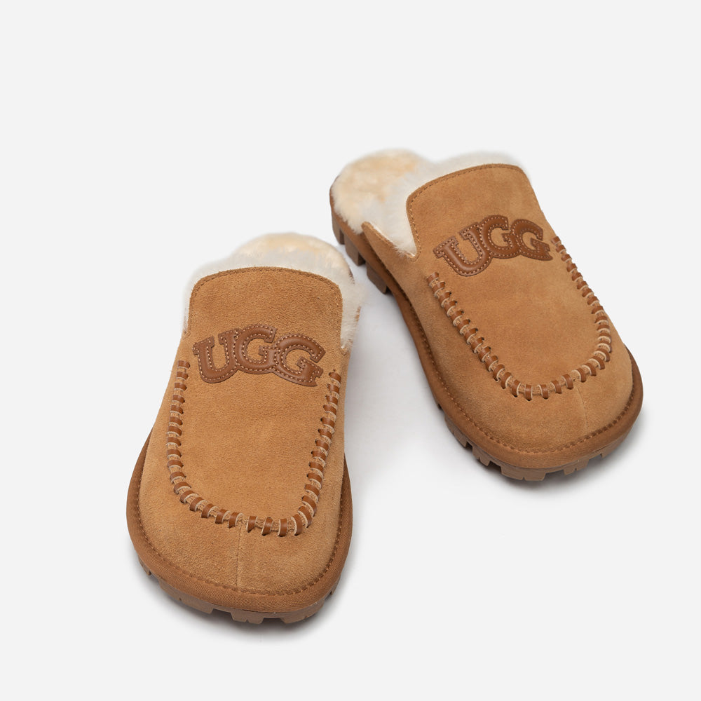 OZWEAR UGG Fremantle Sudge Logo Women Slipper