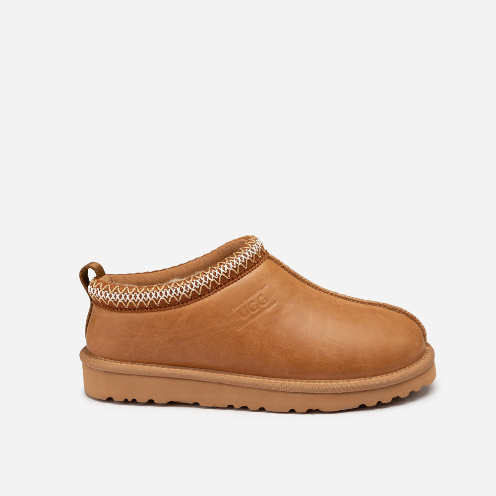 OZWEAR UGG Sydney Oiled Leather Slipper (Water Resistant)