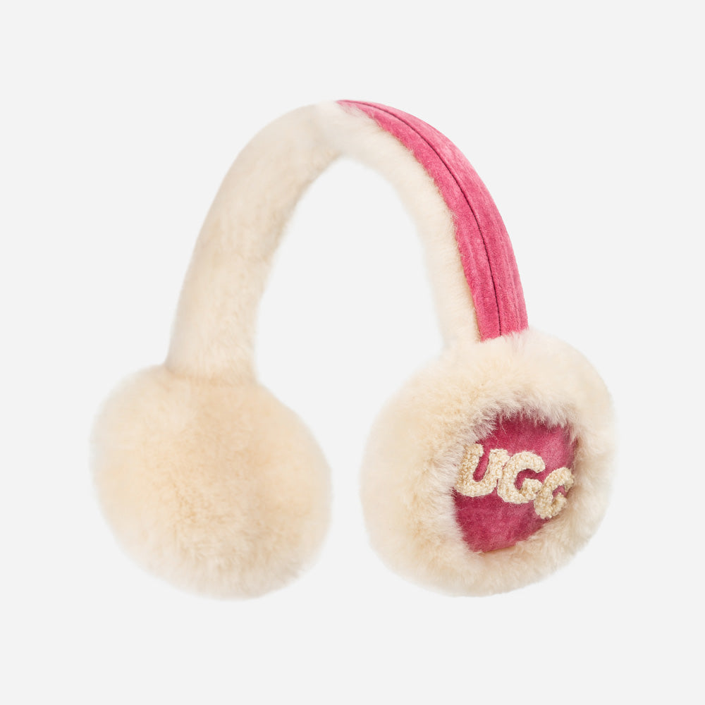 OZWEAR UGG Sheepskin With Logo Earmuff