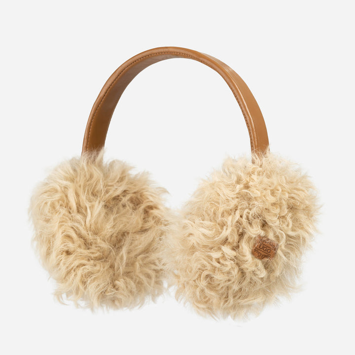 OZWEAR UGG Long Curly Fluffy Sheepskin Earmuff