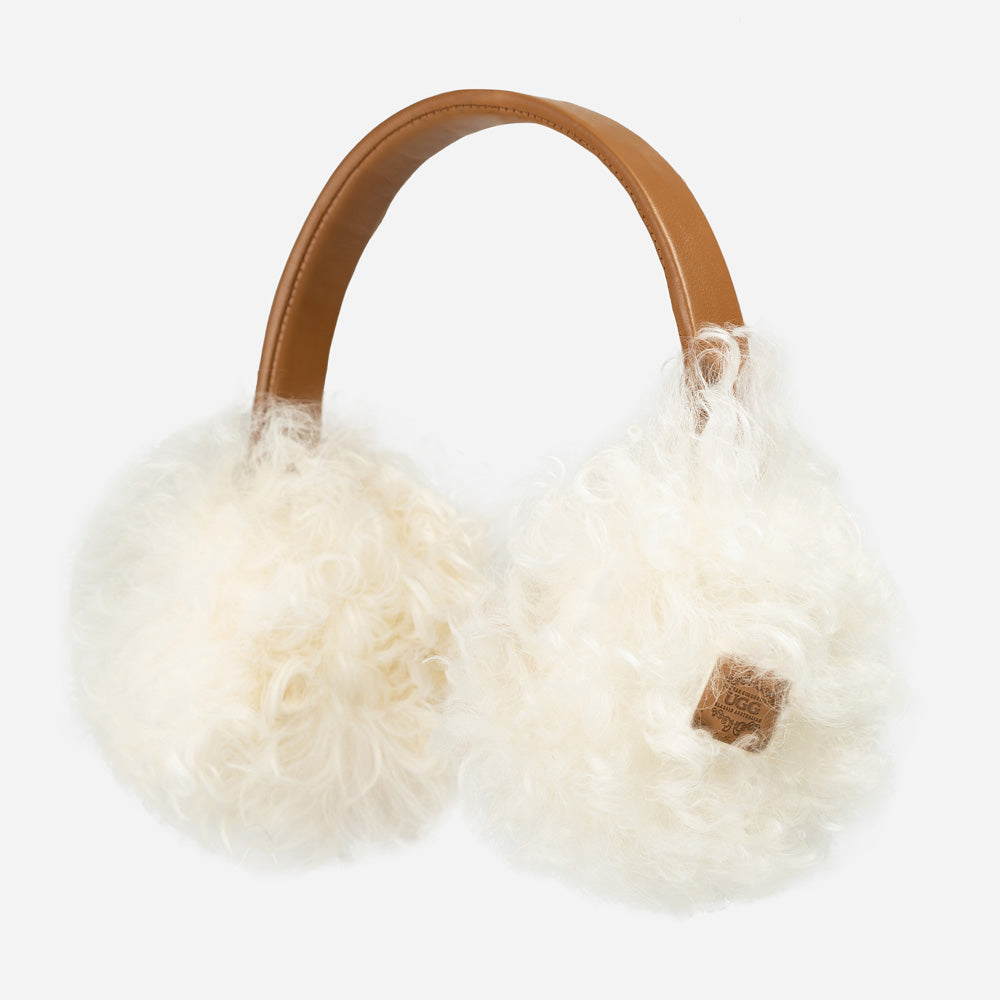 OZWEAR UGG Long Curly Fluffy Sheepskin Earmuff