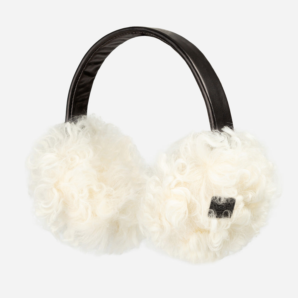 OZWEAR UGG Long Curly Fluffy Sheepskin Earmuff