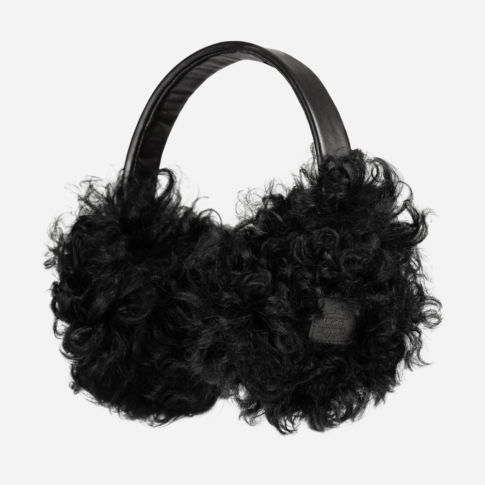 OZWEAR UGG Long Curly Fluffy Sheepskin Earmuff