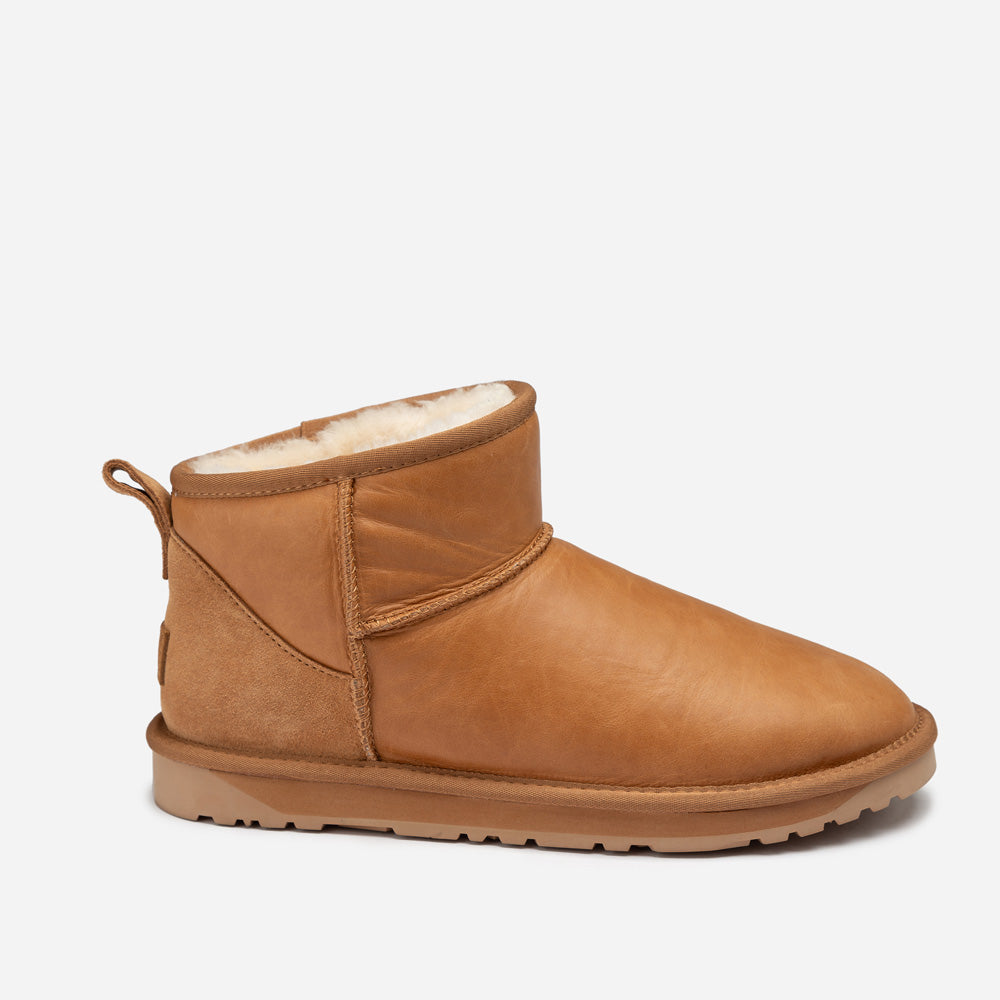 OZWEAR UGG  Men's Classic Ultra Mini Boots (Oiled Leather)