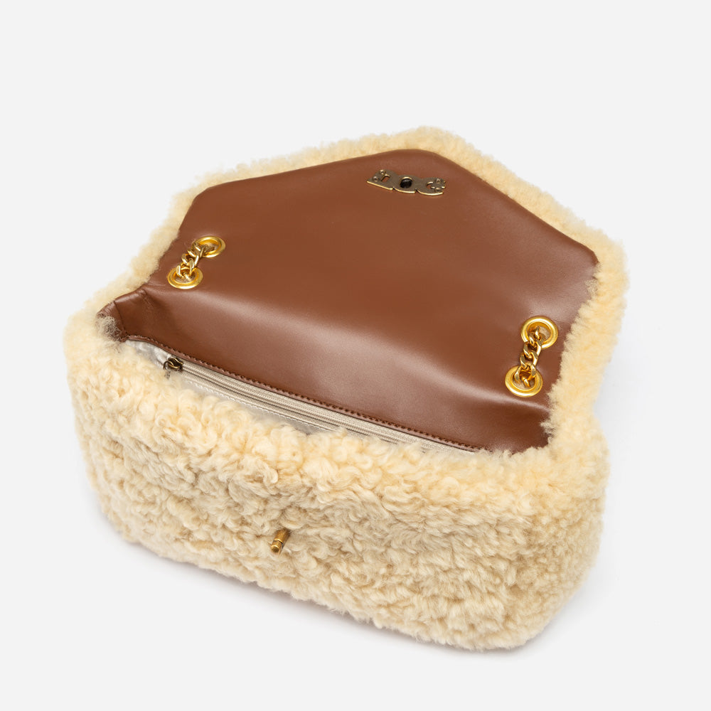 OZWEAR UGG Shearling Lou Puffer Bag