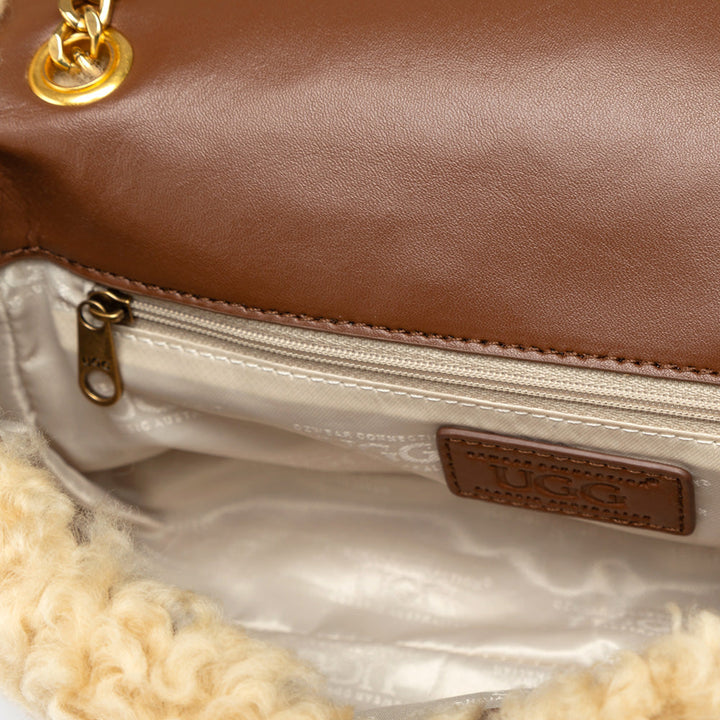 OZWEAR UGG Shearling Lou Puffer Bag