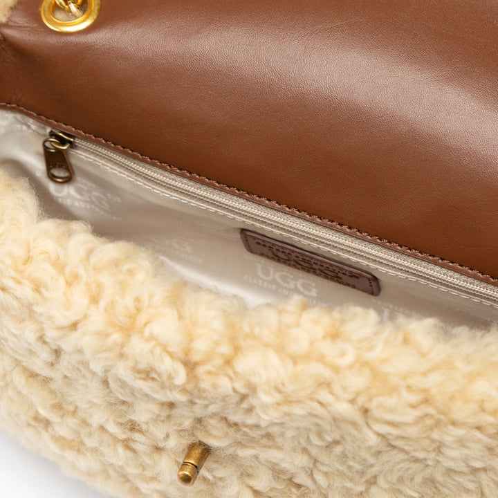 OZWEAR UGG Shearling Lou Puffer Bag