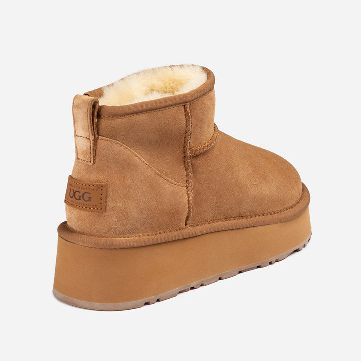OZWEAR UGG Classic Ultra Platform Wild Cozy Boots (Water Resistant)