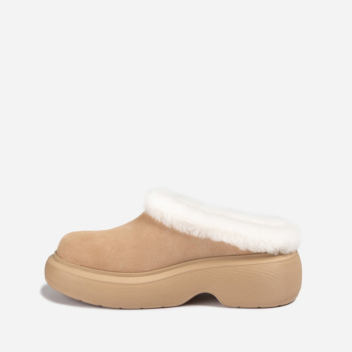 OZWEAR UGG Shearling Heights Clog