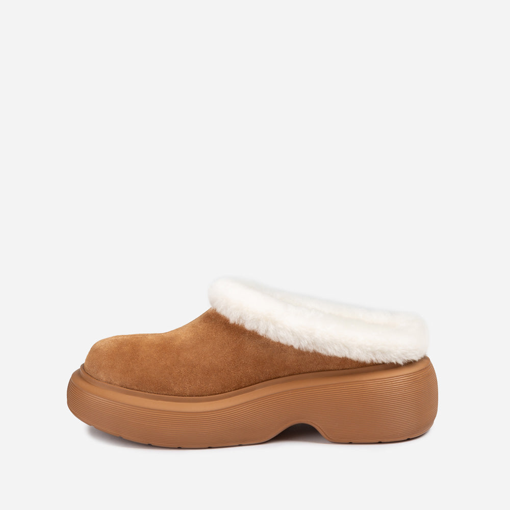 OZWEAR UGG Shearling Heights Clog