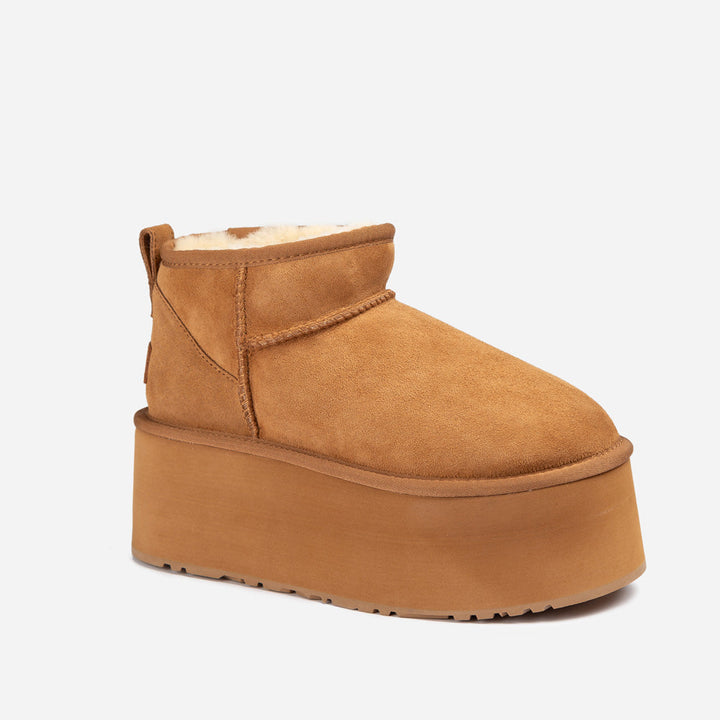 OZWEAR UGG Classic Platform Ultra Mini Boot (7cm) (Water Resistant)