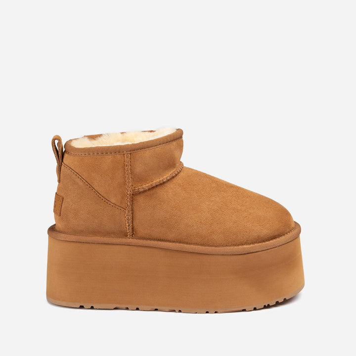 OZWEAR UGG Classic Platform Ultra Mini Boot (7cm) (Water Resistant)