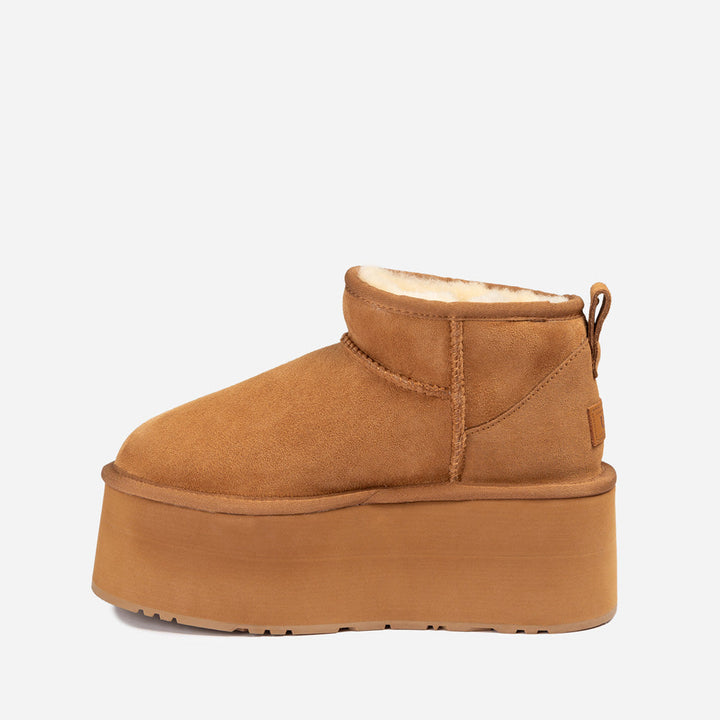 OZWEAR UGG Classic Platform Ultra Mini Boot (7cm) (Water Resistant)