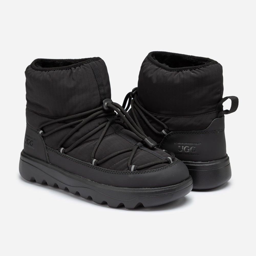 OZWEAR UGG Down Lace-Up Snow Boots (Water Resistant)