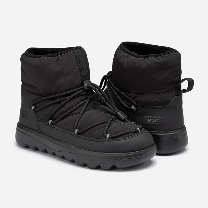 OZWEAR UGG Down Lace-Up Snow Boots (Water Resistant)