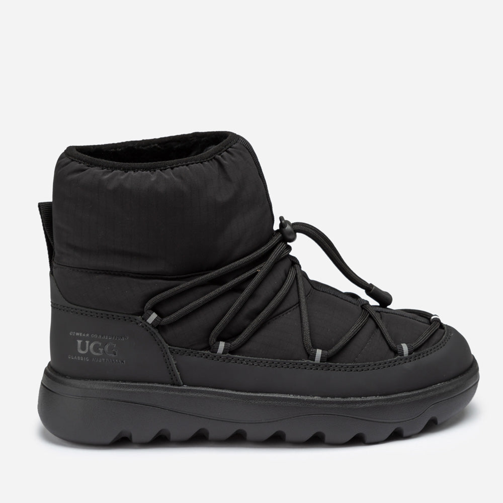 OZWEAR UGG Down Lace-Up Snow Boots (Water Resistant)