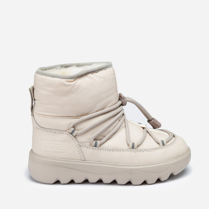 OZWEAR UGG Kids Down Lace-Up Snow Boots (Water Resistant)