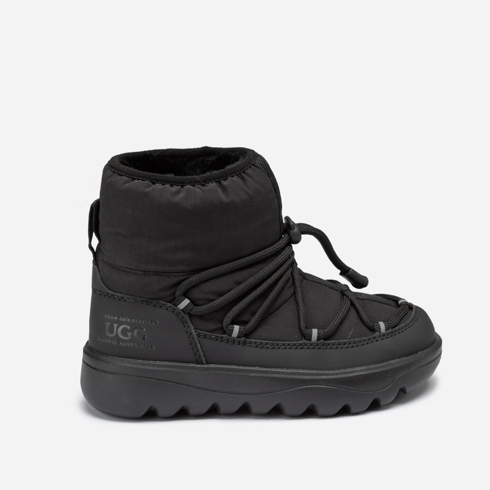OZWEAR UGG Kids Down Lace-Up Snow Boots (Water Resistant)