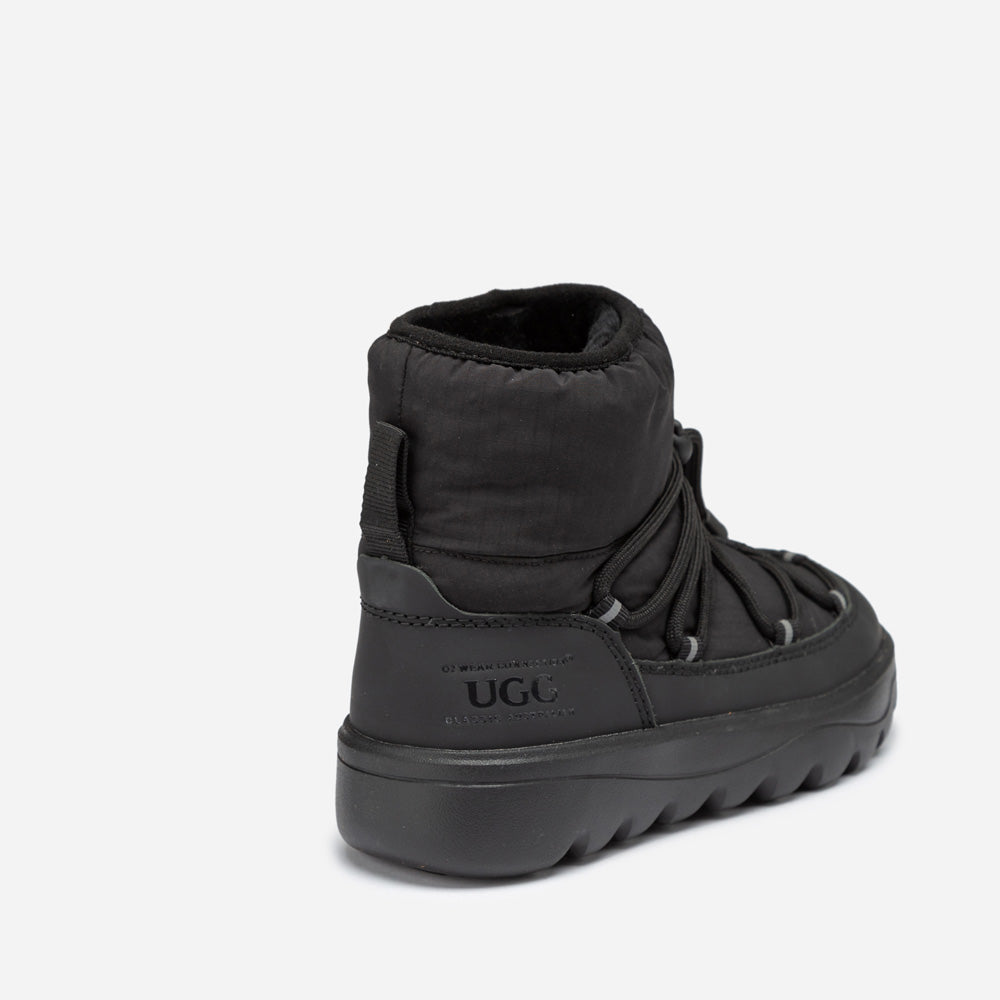 OZWEAR UGG Kids Down Lace-Up Snow Boots (Water Resistant)