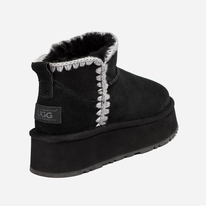 OZWEAR UGG Eskimo Platform Mini Boots