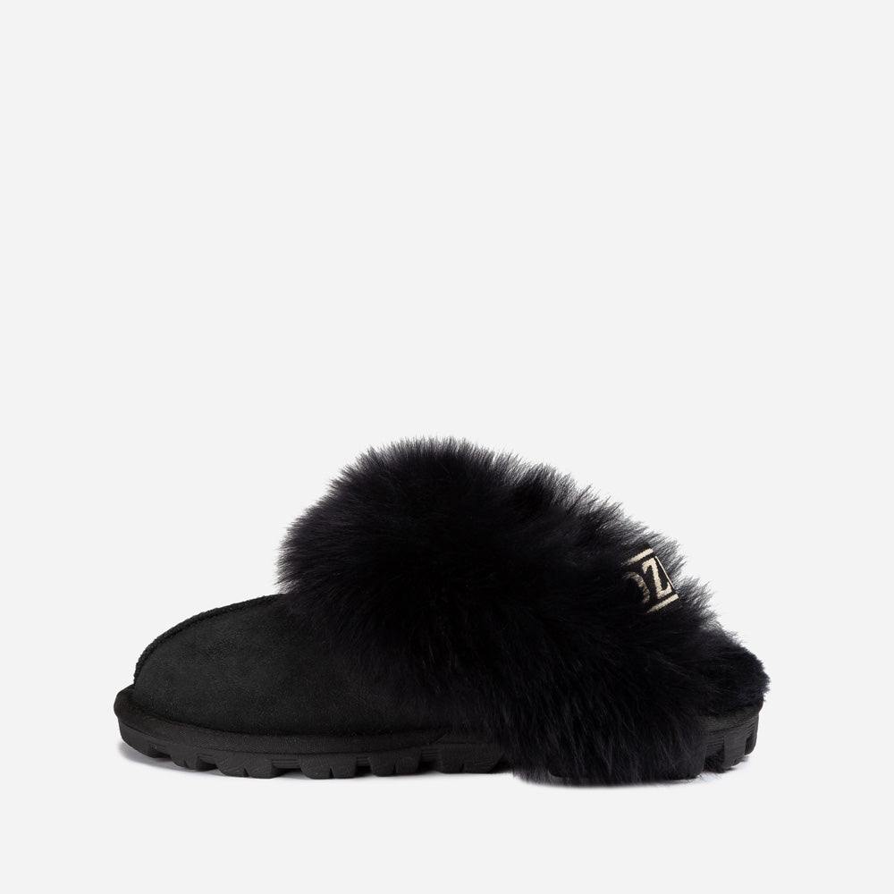 OZWEAR UGG Coquette Premium Esperanza Sheepskin Slipper (Elastic Backstrap) (Detachable Feature)