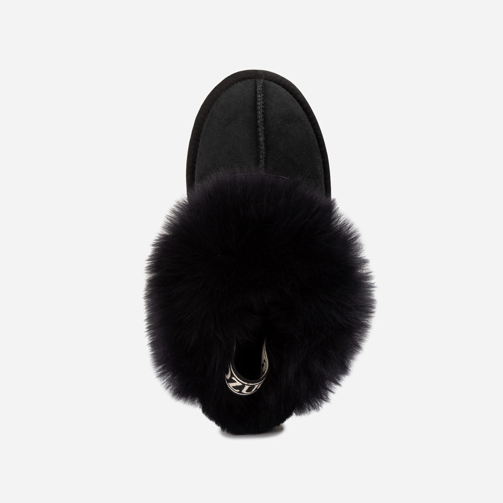 OZWEAR UGG Coquette Premium Esperanza Sheepskin Slipper (Elastic Backstrap) (Detachable Feature)