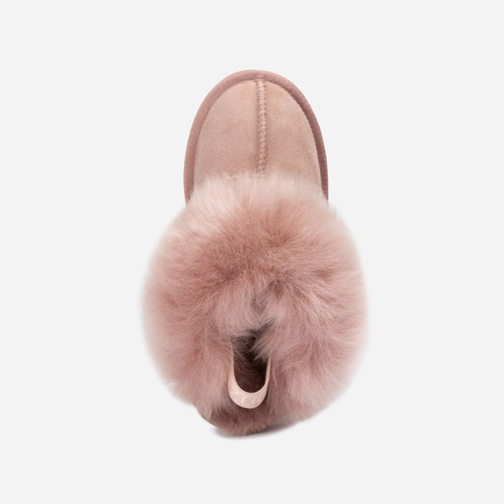 OZWEAR UGG Coquette Premium Esperanza Sheepskin Slipper (Elastic Backstrap) (Detachable Feature)