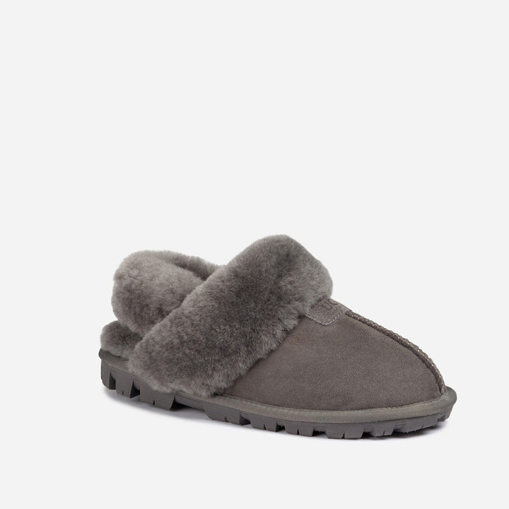 OZWEAR UGG Coquette Slipper (Elastic Logo & Wool Strap) (Detachable Feature)