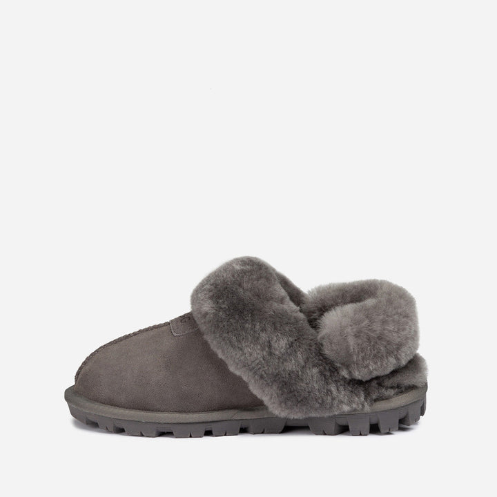 OZWEAR UGG Coquette Slipper (Elastic Logo & Wool Strap) (Detachable Feature)