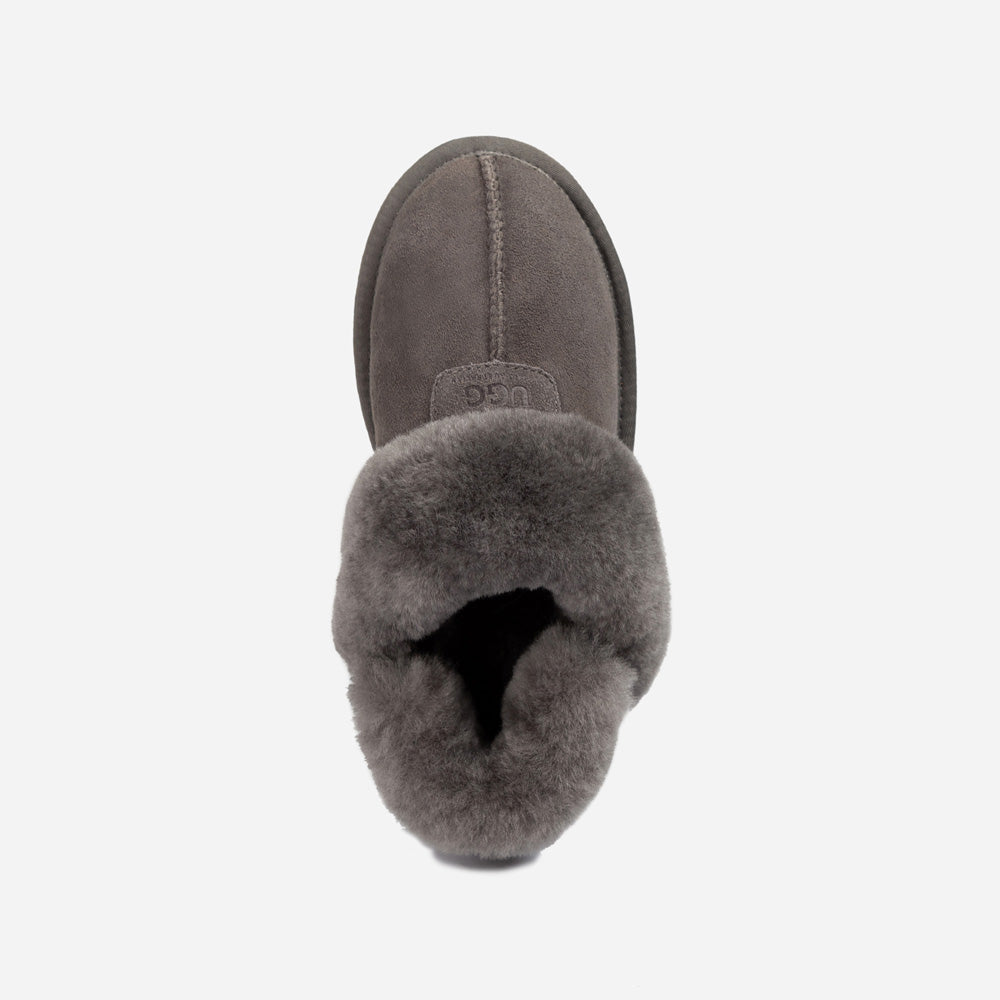OZWEAR UGG Coquette Slipper (Elastic Logo & Wool Strap) (Detachable Feature)