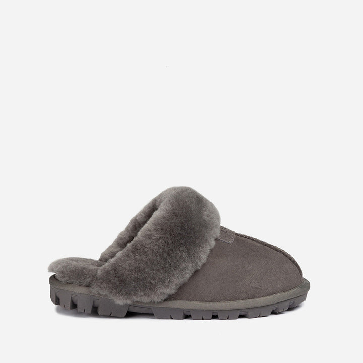 OZWEAR UGG Coquette Slipper (Elastic Logo & Wool Strap) (Detachable Feature)