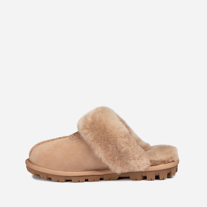 UGG COQUETTE SLIPPER (ELASTIC LOGO & WOOL STRAP)(DETACHABLE FEATURE)