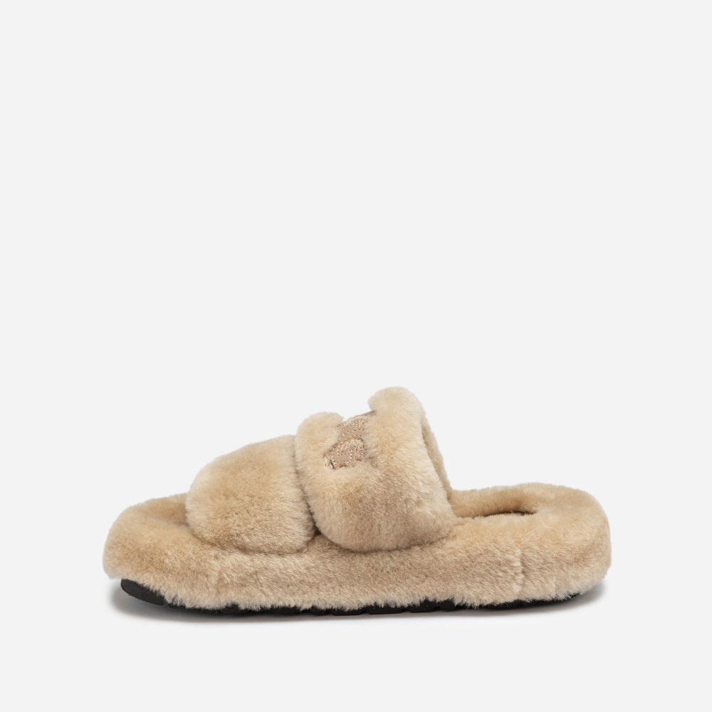 Ozwear Ugg Signature Shearling Slippers