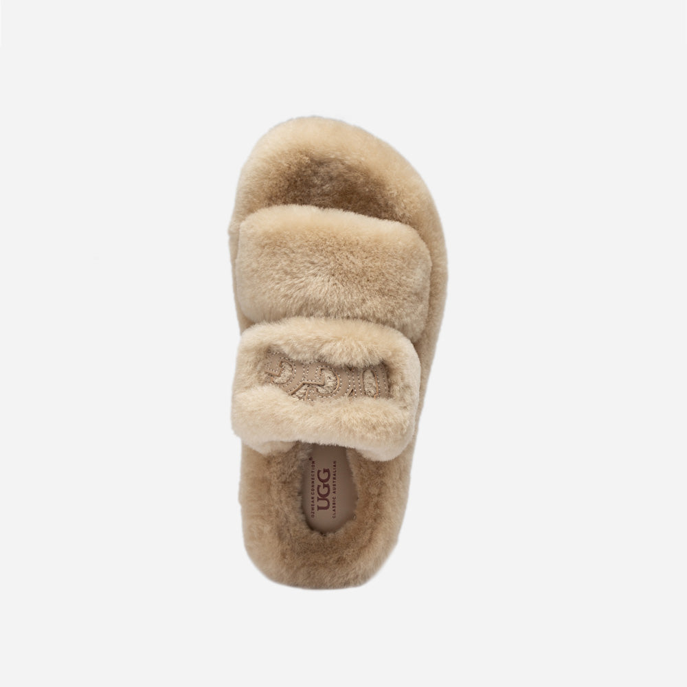 Ozwear Ugg Signature Shearling Slippers
