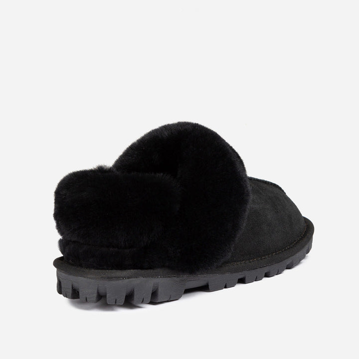 OZWEAR UGG Coquette Slipper (Elastic Logo & Wool Strap) (Detachable Feature)