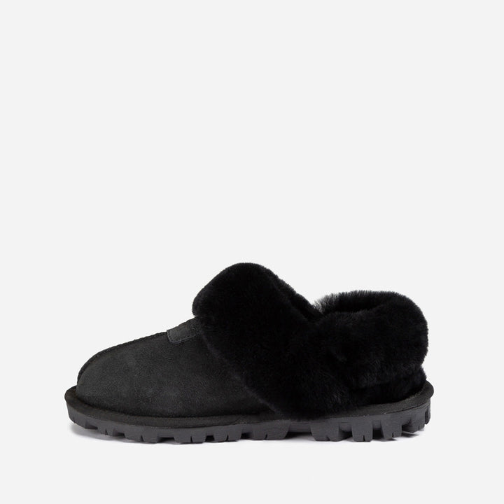 OZWEAR UGG Coquette Slipper (Elastic Logo & Wool Strap) (Detachable Feature)