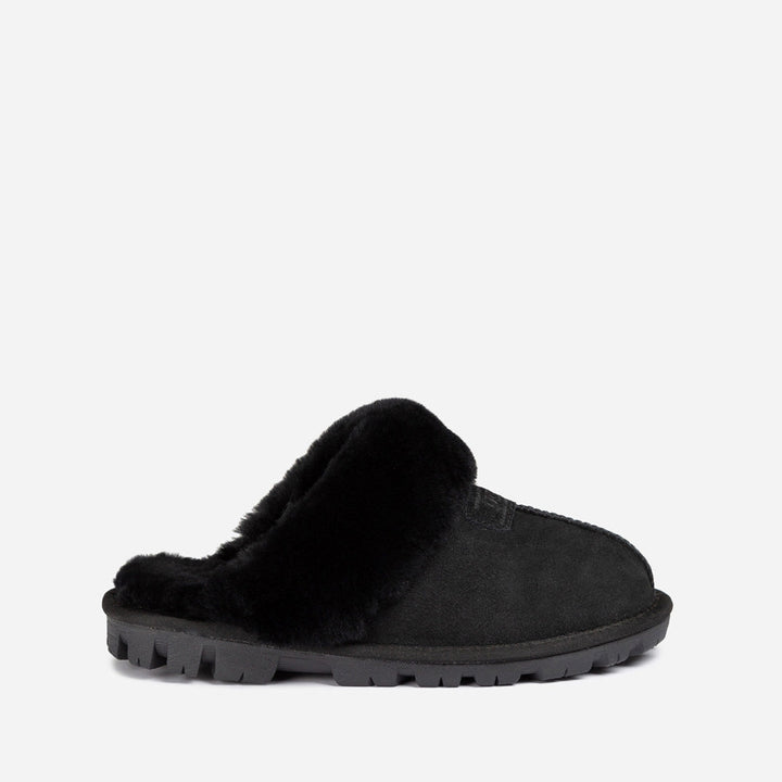 OZWEAR UGG Coquette Slipper (Elastic Logo & Wool Strap) (Detachable Feature)